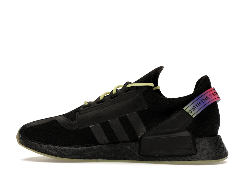 adidas NMD R1 V2 Script Pulse Yellow - 360° view 20