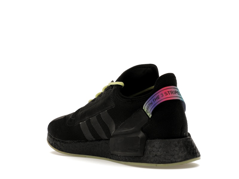 adidas NMD R1 V2 Script Pulse Yellow - 360° view 24