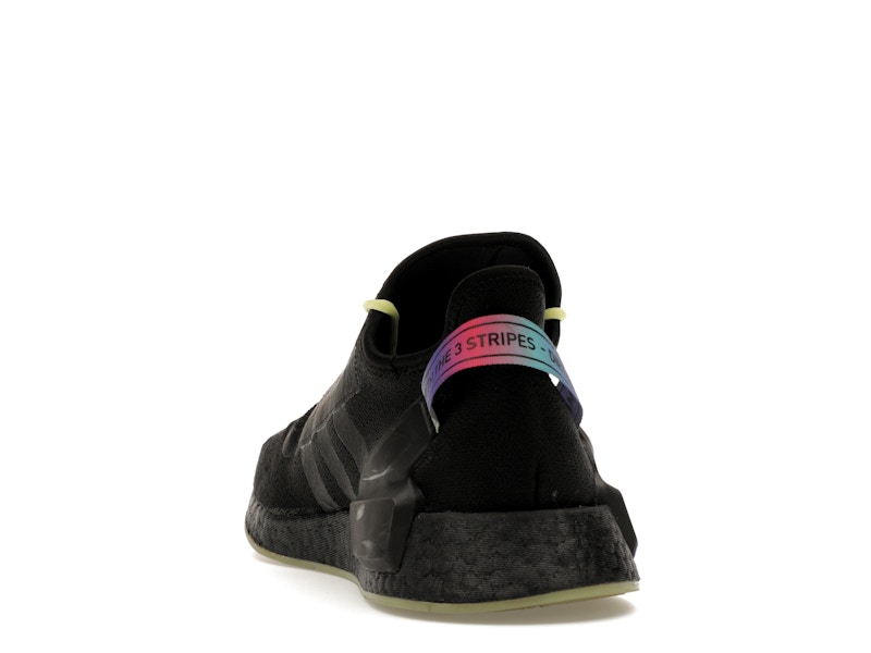 adidas NMD R1 V2 Script Pulse Yellow - 360° view 26