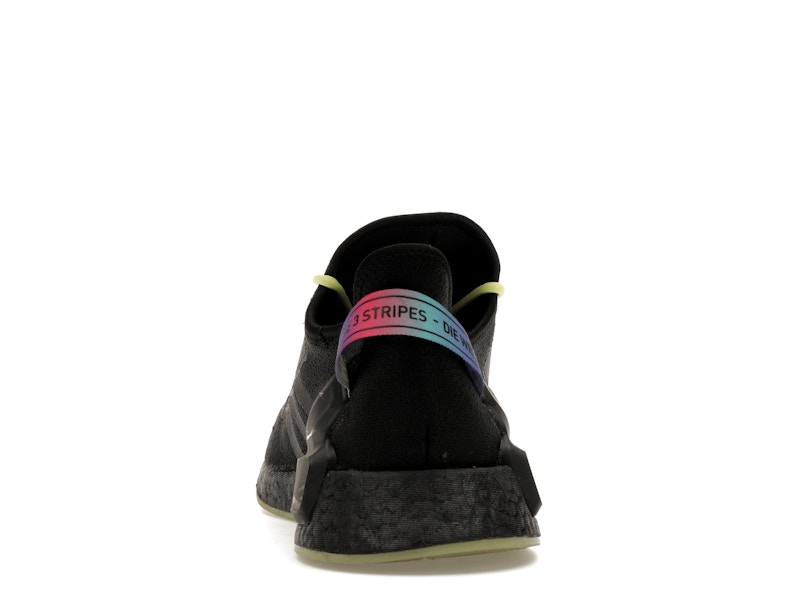 adidas NMD R1 V2 Script Pulse Yellow - 360° view 27