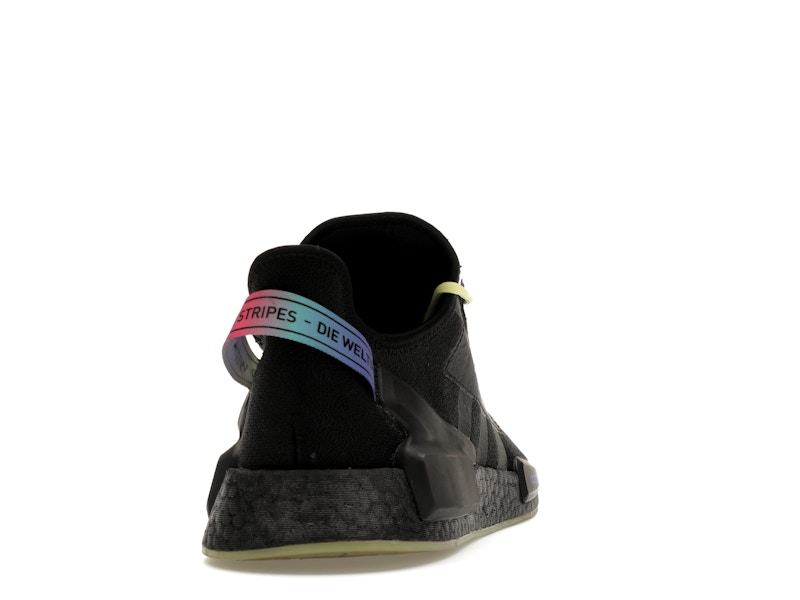 adidas NMD R1 V2 Script Pulse Yellow - 360° view 29