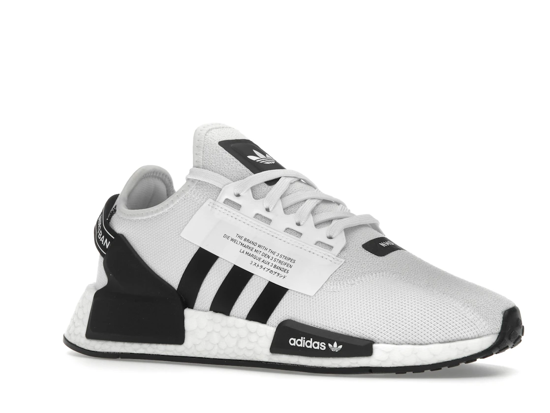 adidas NMD R1 V2 White Black Stripes