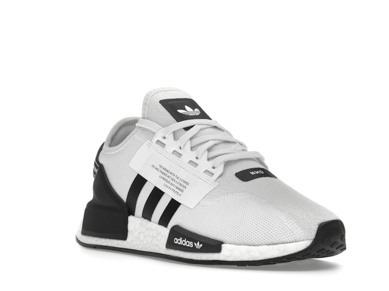 adidas NMD R1 V2 White Black Stripes