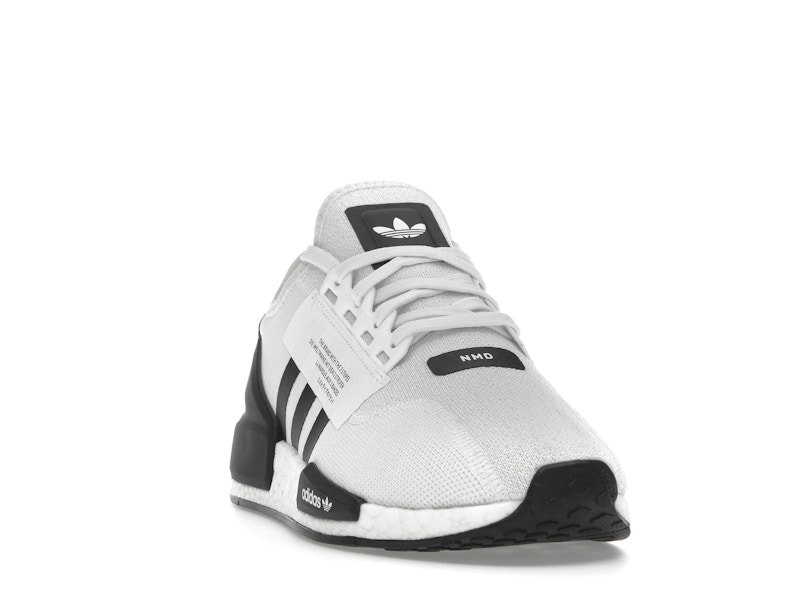 adidas NMD R1 V2 White Black Stripes