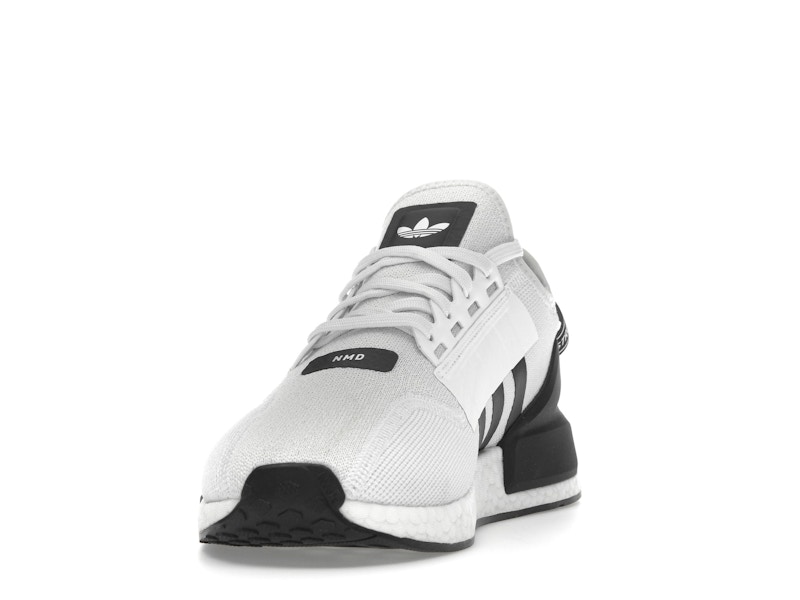adidas NMD R1 V2 White Black Stripes