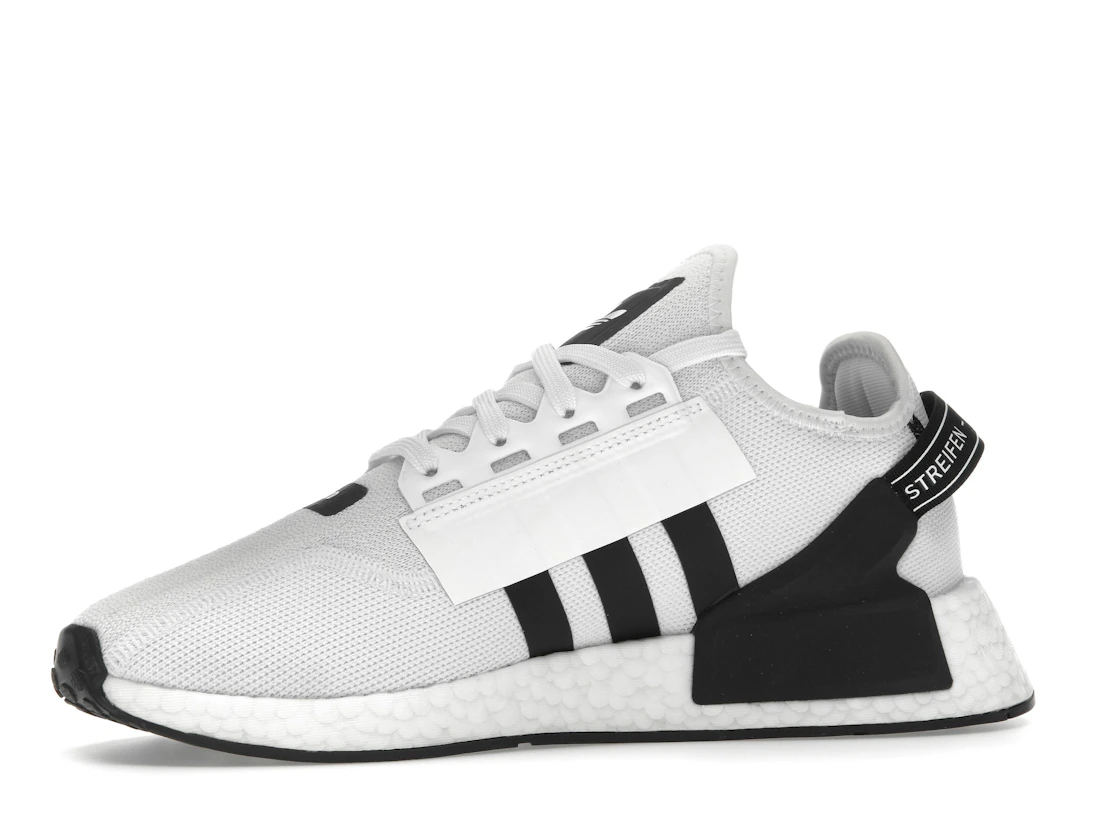 adidas NMD R1 V2 White Black Stripes