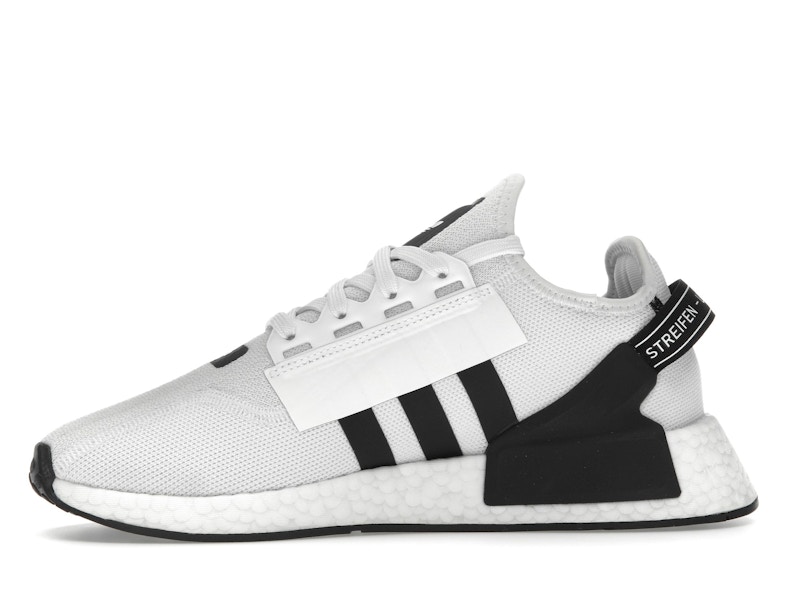 adidas NMD R1 V2 White Black Stripes