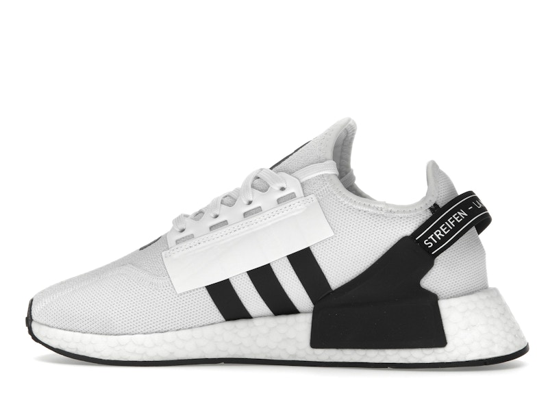 adidas NMD R1 V2 White Black Stripes