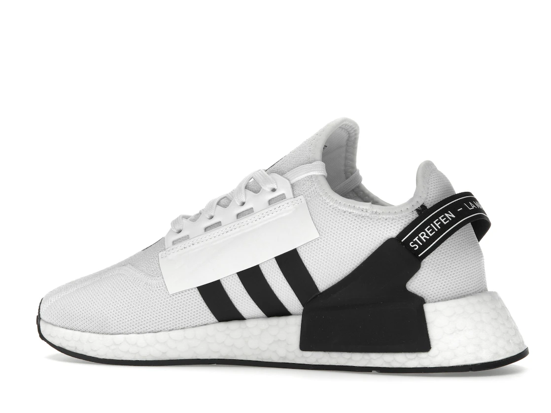 adidas NMD R1 V2 White Black Stripes