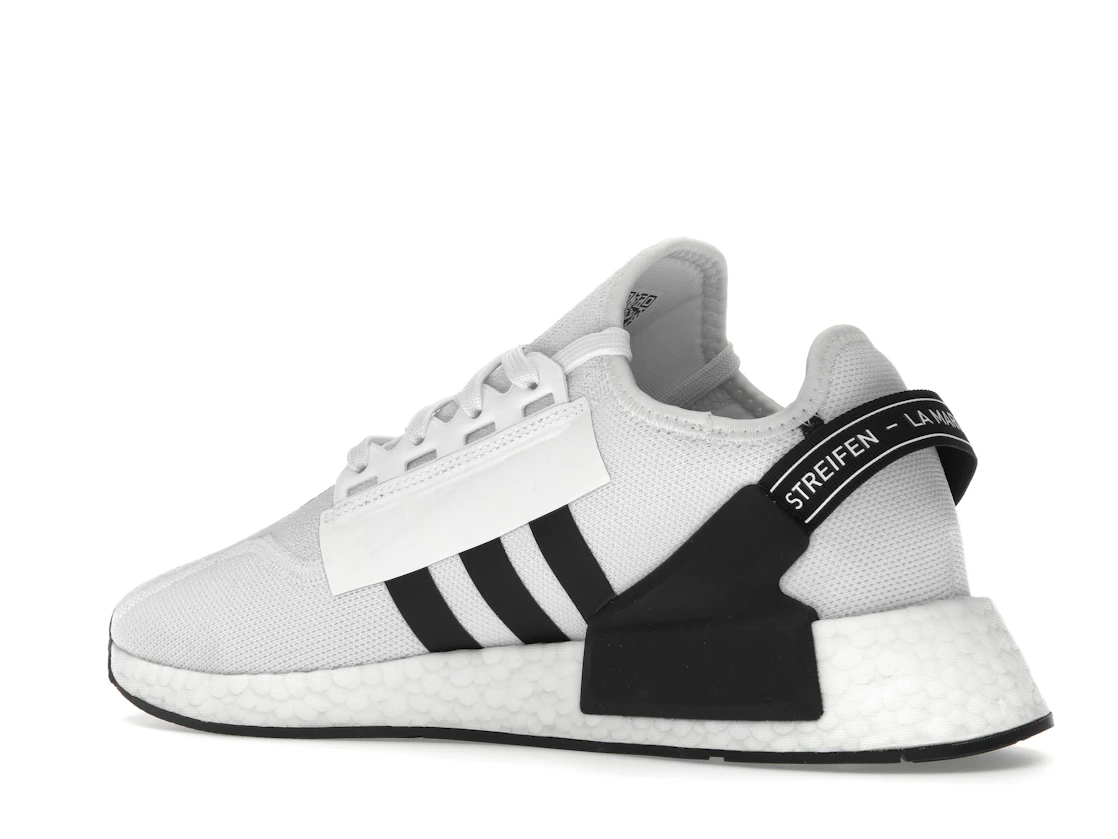 adidas NMD R1 V2 White Black Stripes