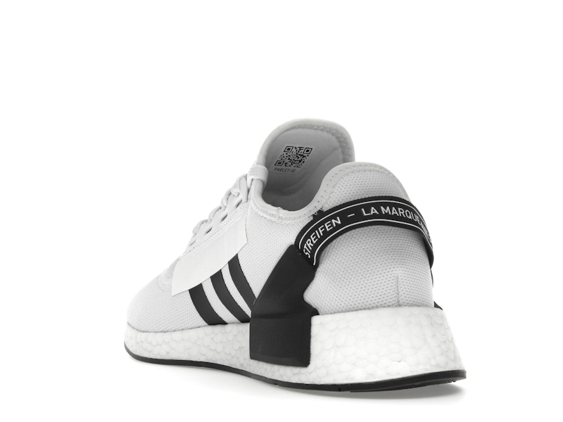 adidas NMD R1 V2 White Black Stripes