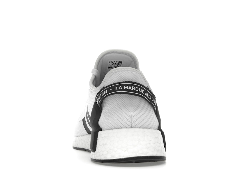 adidas NMD R1 V2 White Black Stripes