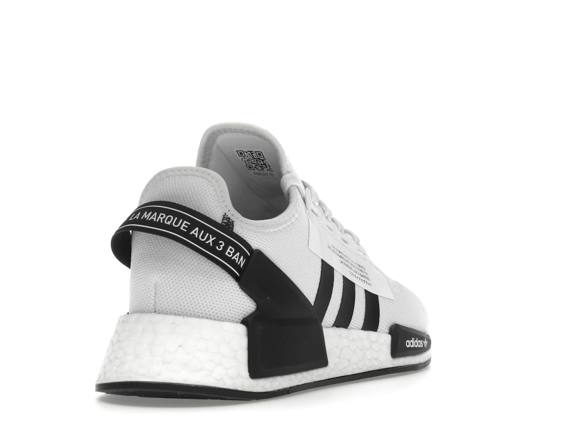 adidas NMD R1 V2 White Black Stripes