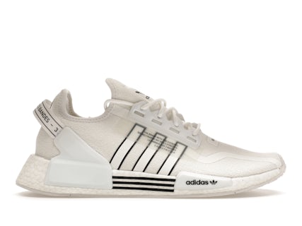 HOT Adidas Nmd R1 V2 Cloud White Adidas NMD R1 V2 White