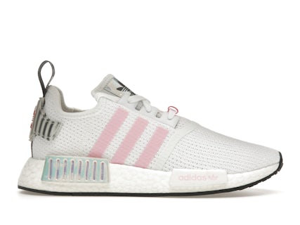 adidas NMD R1 White True Pink Hologram (Women's) - FZ3777 - US adidas NMD R1 White True Pink Hologram (Women's) - FZ3777 - US