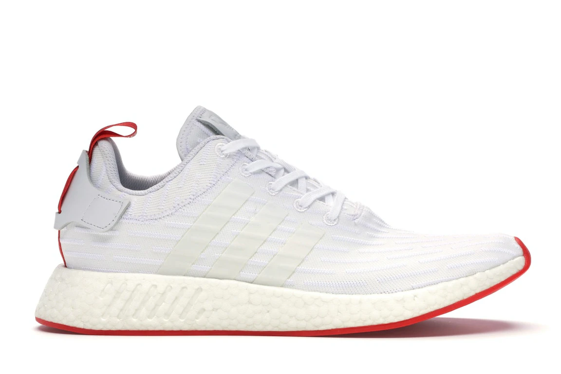 adidas NMD R2 White Core Red Two Toned 0