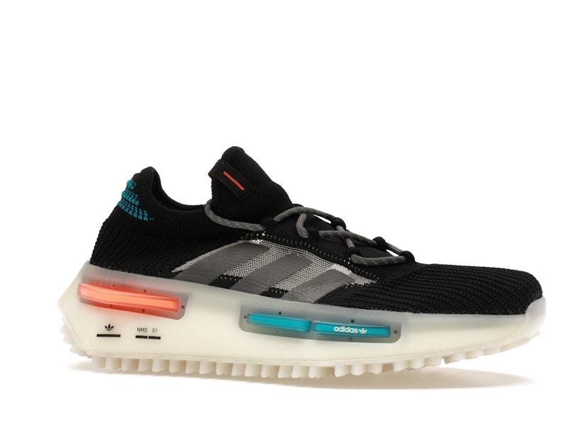 adidas NMD S1 Core Black Blue Orange
