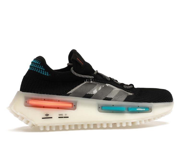 adidas NMD S1 Core Black Blue Orange