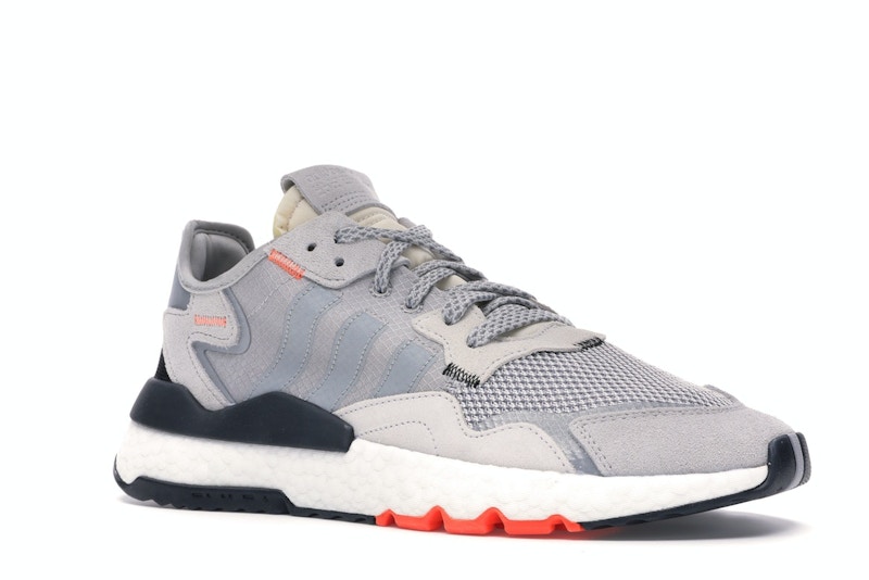 Adidas nite jogger grey orange clearance