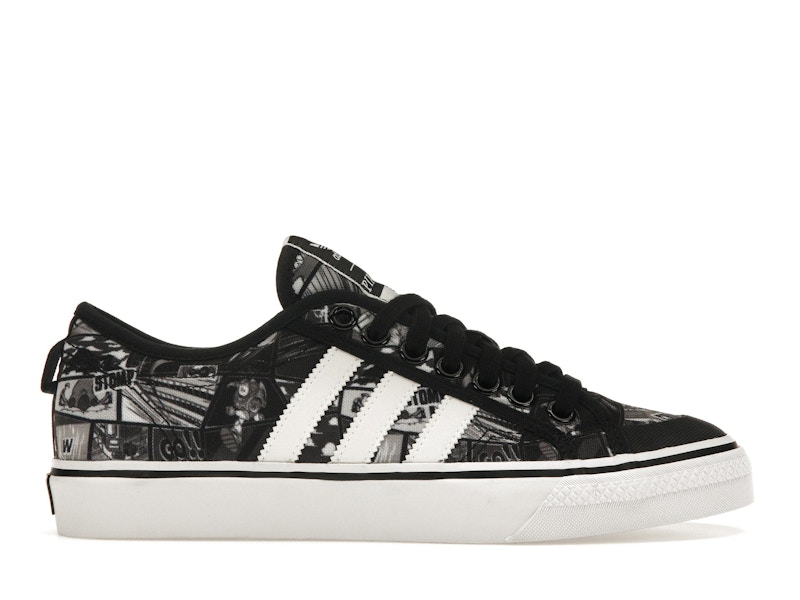Adidas nizza sale black and white