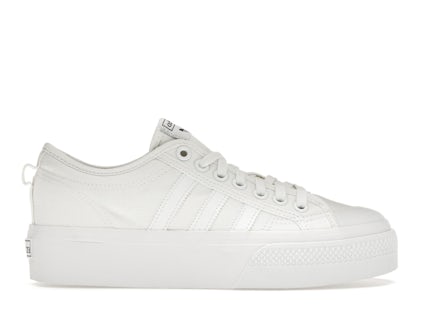 adidas Nizza Platform Triple White (Women's) - FV5322 - US adidas Nizza Platform Triple White (Women's) - FV5322 - US