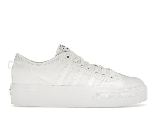 adidas Nizza Platform Triple Bianco (donna) 0