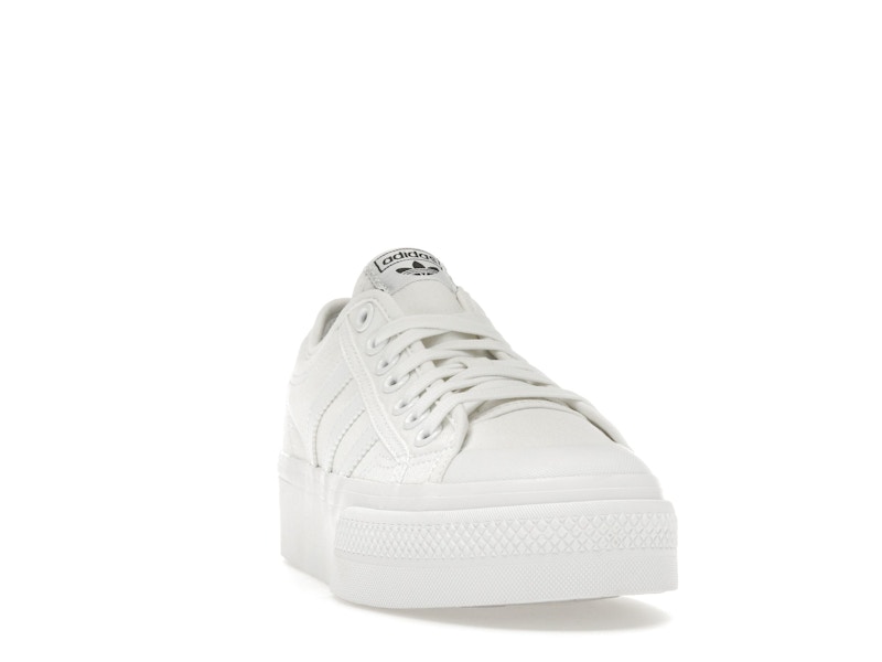 adidas Nizza Platform Triple White (Women's)