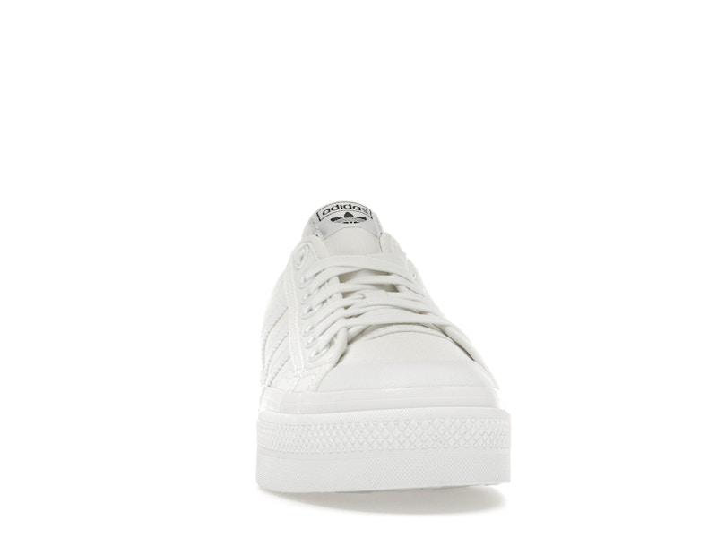 adidas Nizza Platform Triple White (Women's)