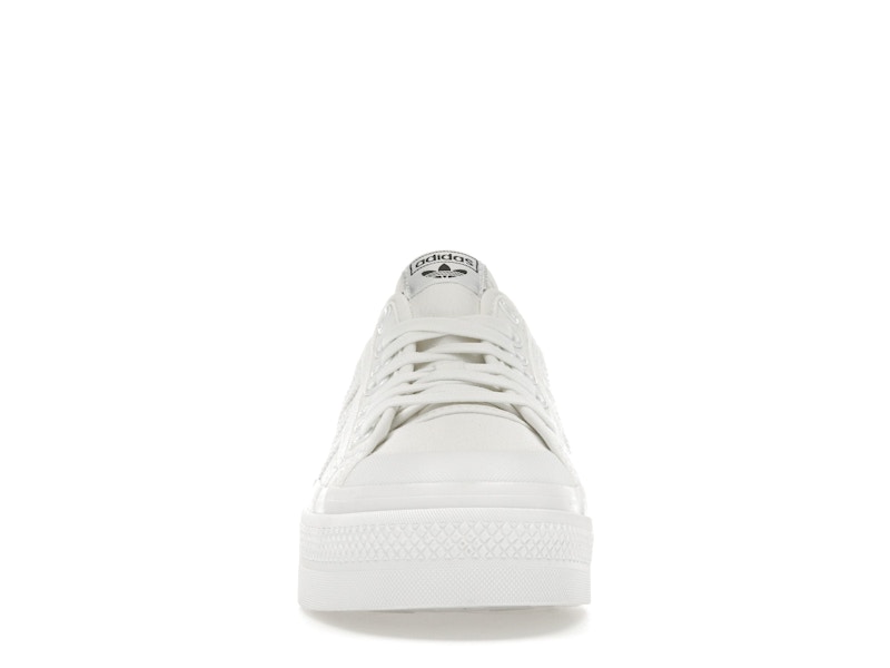 adidas Nizza Platform Triple White (Women's)