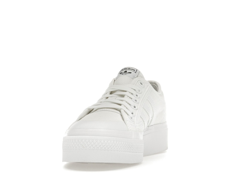 adidas Nizza Platform Triple White (Women's)