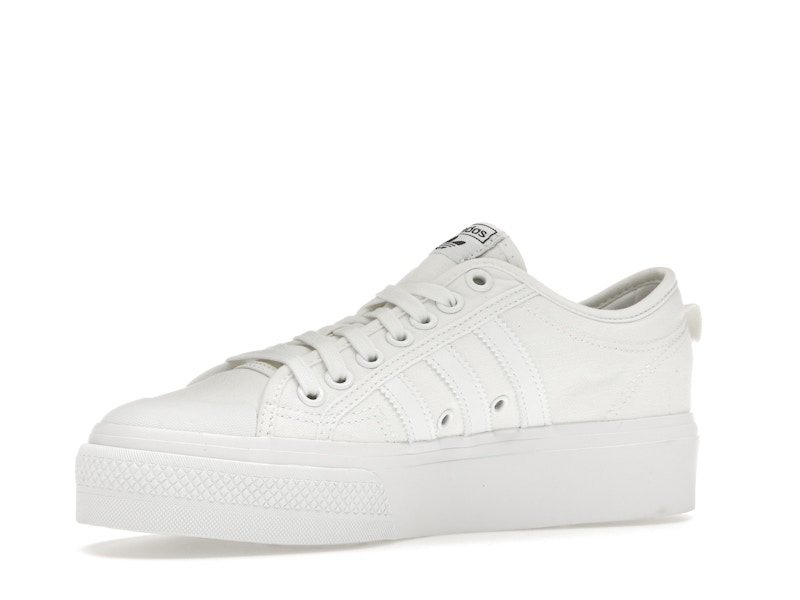 adidas Nizza Platform Triple White (Women's)