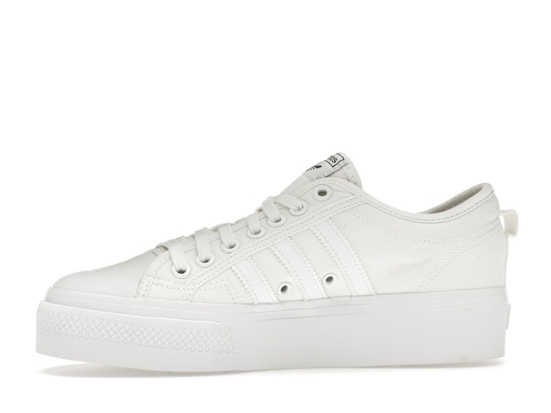 adidas Nizza Platform Triple White (Women's)