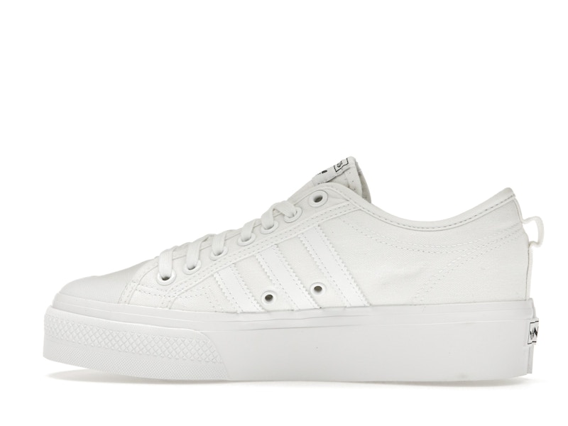 adidas Nizza Platform Triple White (Women's)
