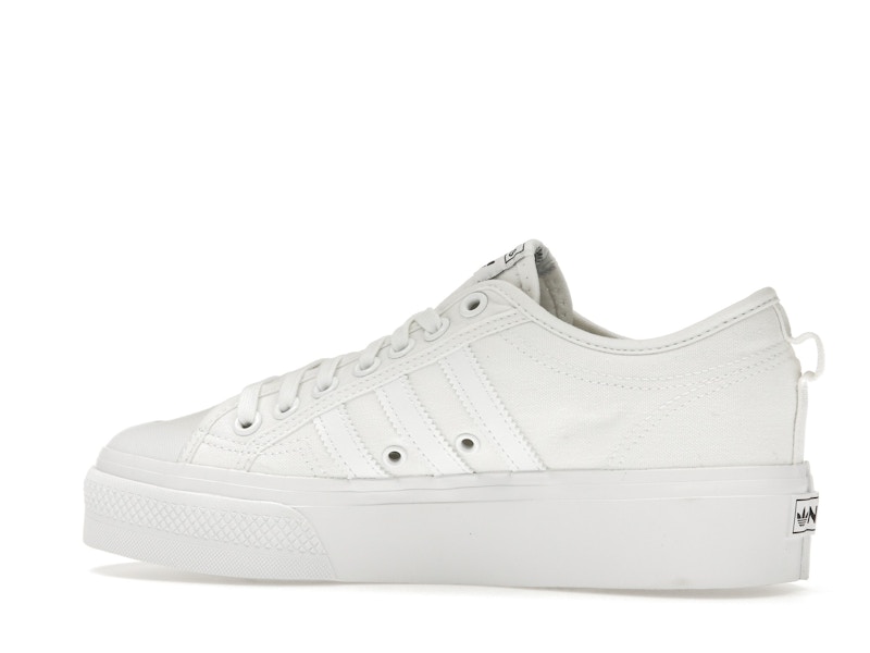 adidas Nizza Platform Triple White (Women's)