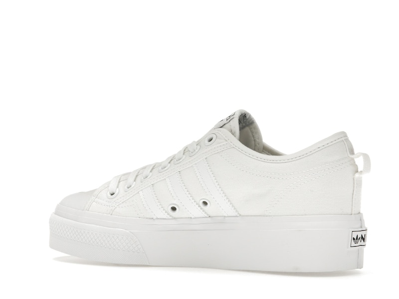 adidas Nizza Platform Triple White (Women's)