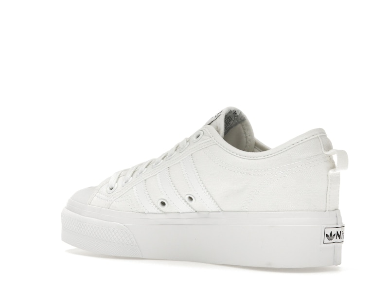adidas Nizza Platform Triple White (Women's)