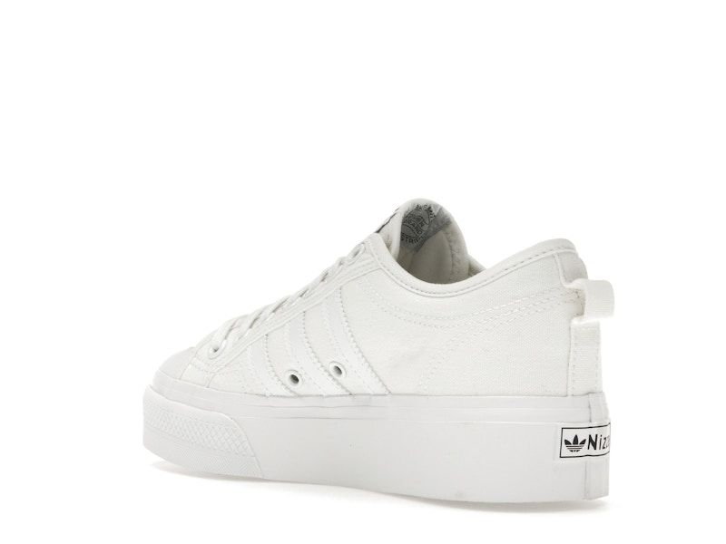 adidas Nizza Platform Triple White (Women's)