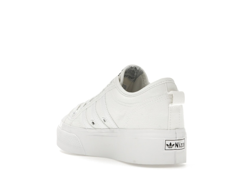 adidas Nizza Platform Triple White (Women's)