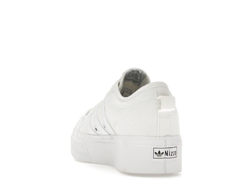 adidas Nizza Platform Triple White (Women's)