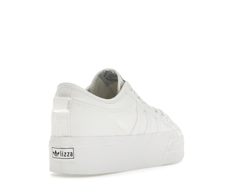 adidas Nizza Platform Triple White (Women's)