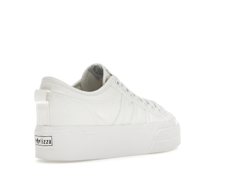 adidas Nizza Platform Triple White (Women's)