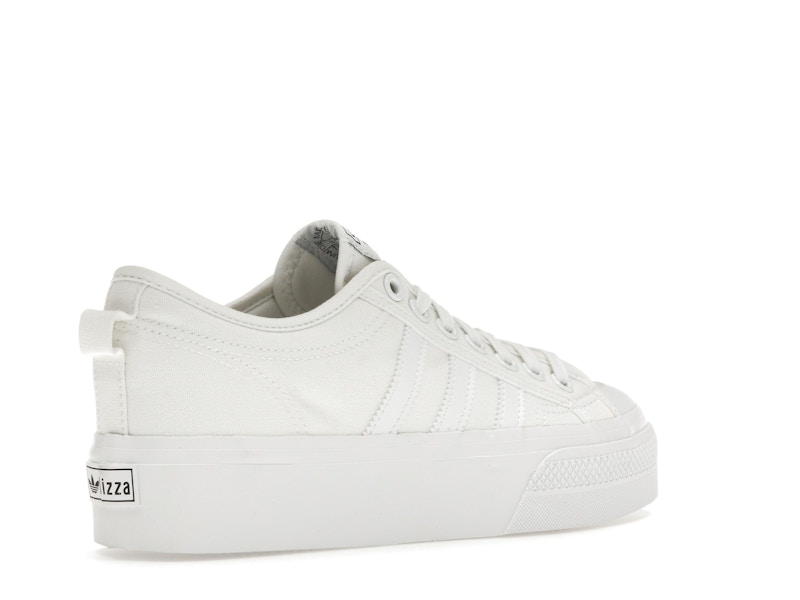 adidas Nizza Platform Triple White (Women's)