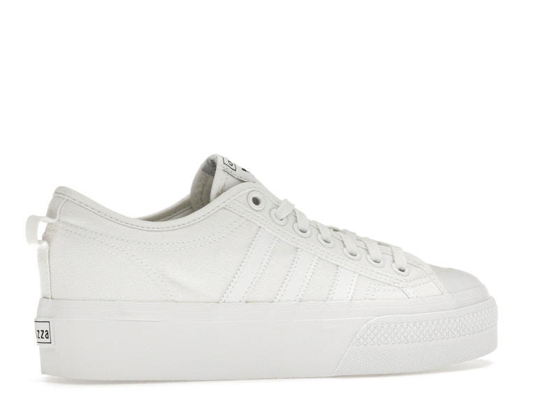 adidas Nizza Platform Triple White (Women's)