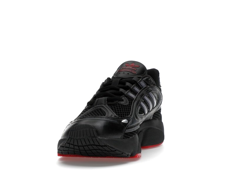 adidas Ozmillen Core Black Grey Better Scarlet