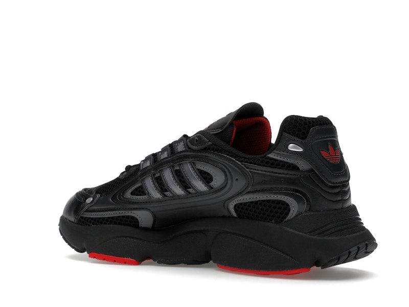 adidas Ozmillen Core Black Grey Better Scarlet