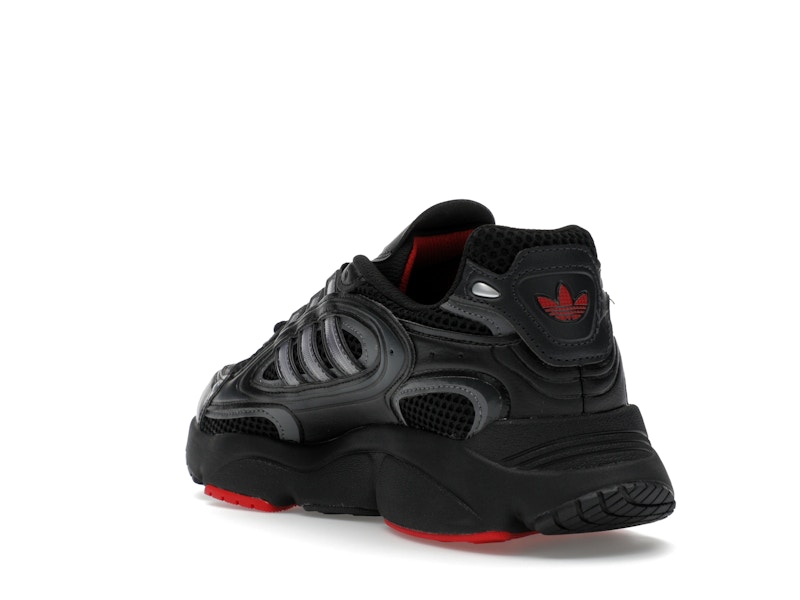 adidas Ozmillen Core Black Grey Better Scarlet