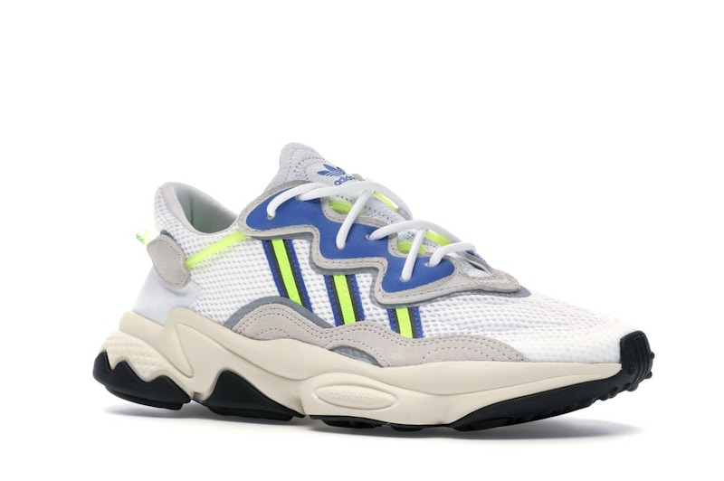adidas ozweego white solar green