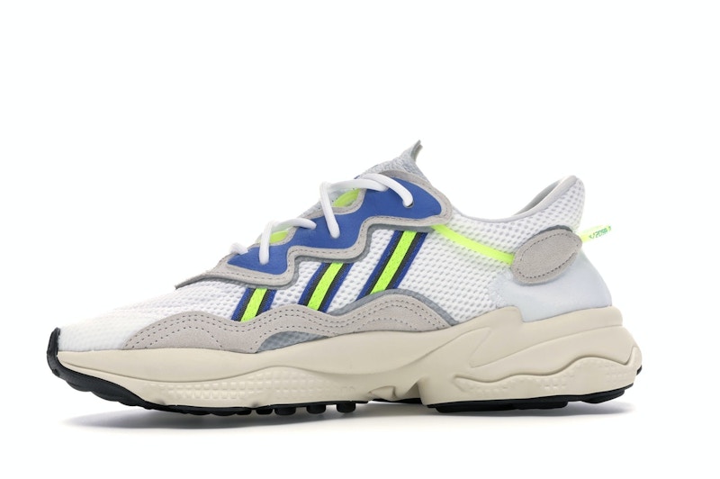 adidas ozweego white neon yellow