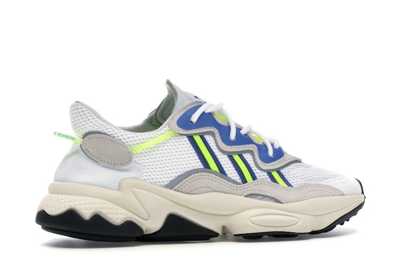 adidas ozweego white neon yellow
