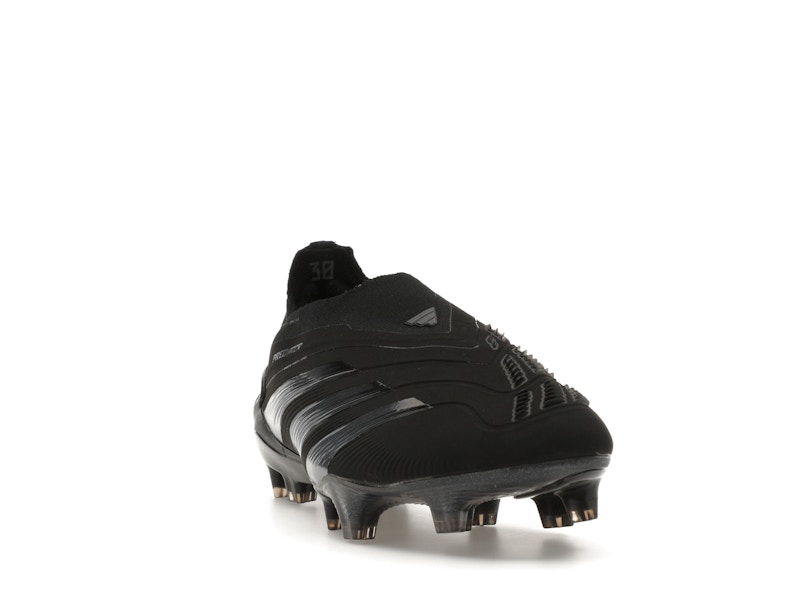 adidas Predator 24 Elite Laceless FG Core Black Carbon